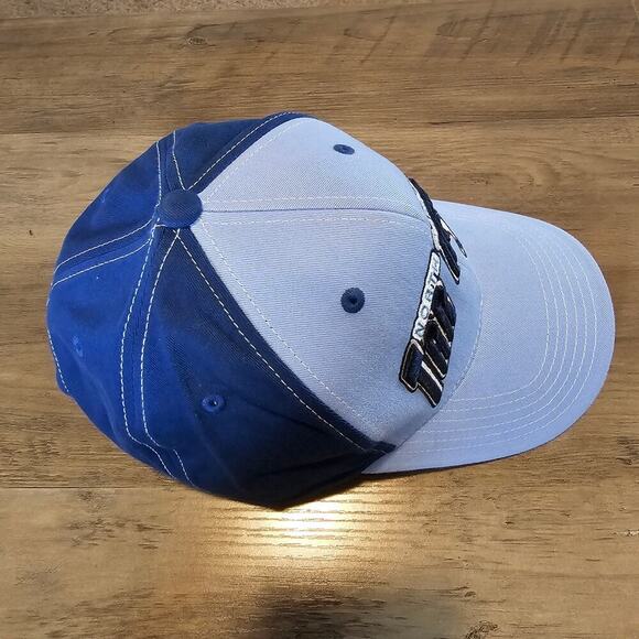 Vintage North Carolina Tar Heels Strapback Hat Cap Blue UNC Two Tone NCAA Retro - Picture 6 of 8